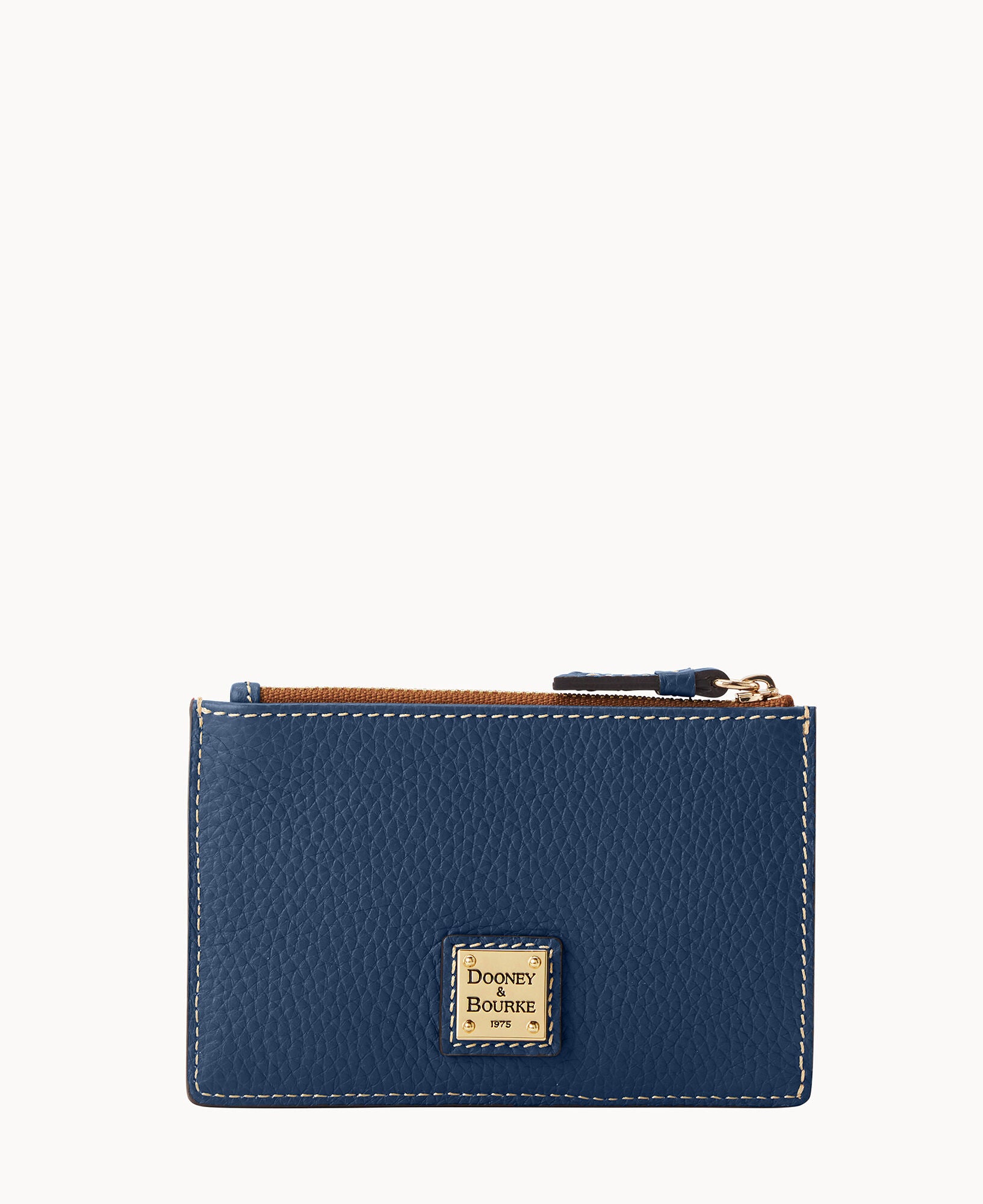 Pebble Grain Zip Credit Card Case – Dooney & Bourke