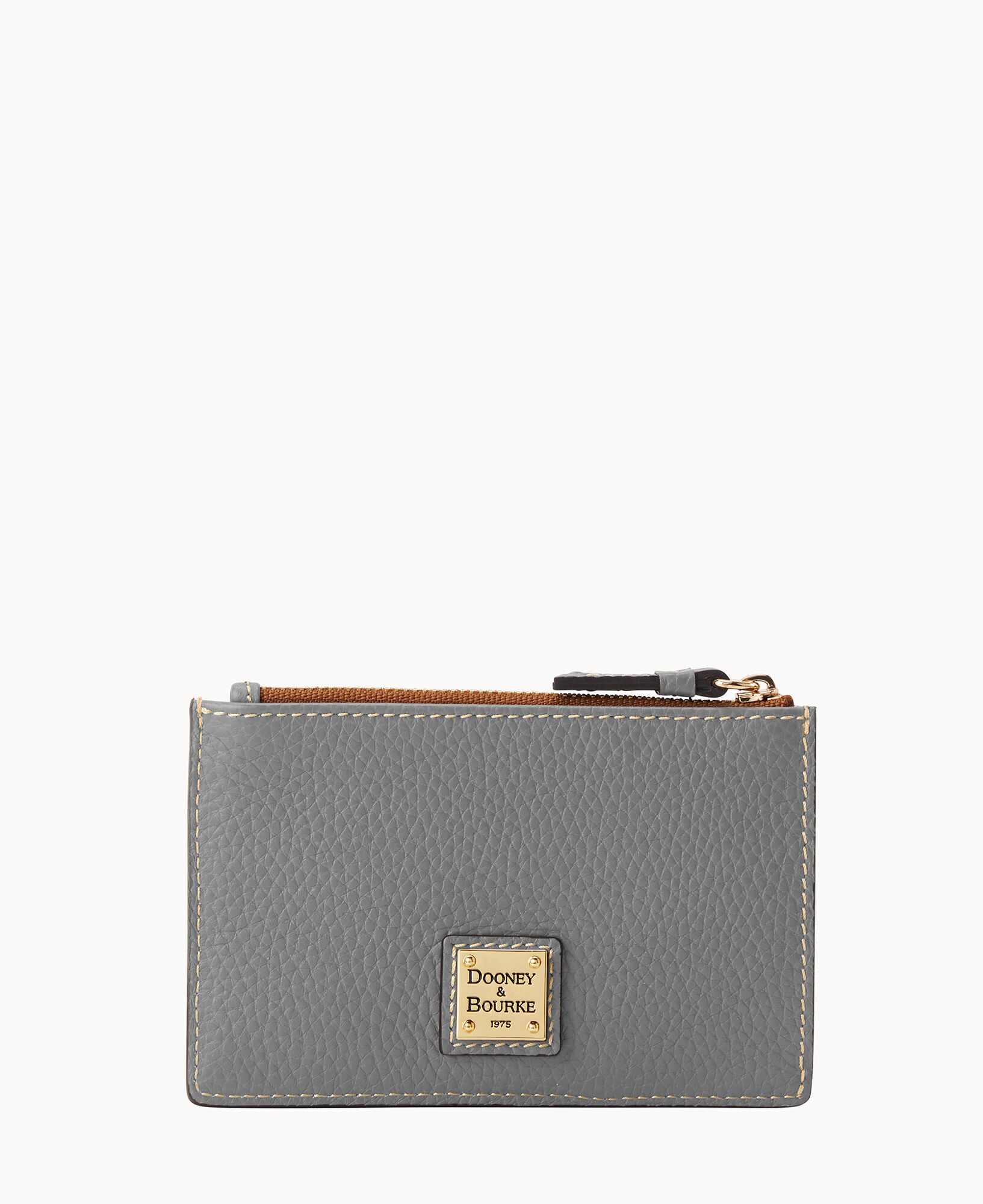 Pebble Grain Zip Credit Card Case – Dooney & Bourke
