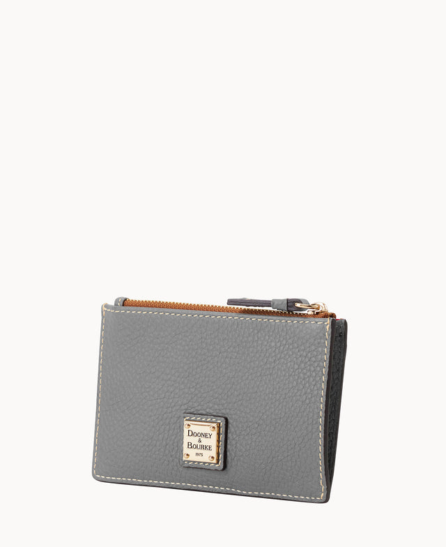 Dooney & Bourke Pebble Grain Large Zip Around Credit Card Dooney & Bourke Pebble Grain Large Zip Around Credit Card