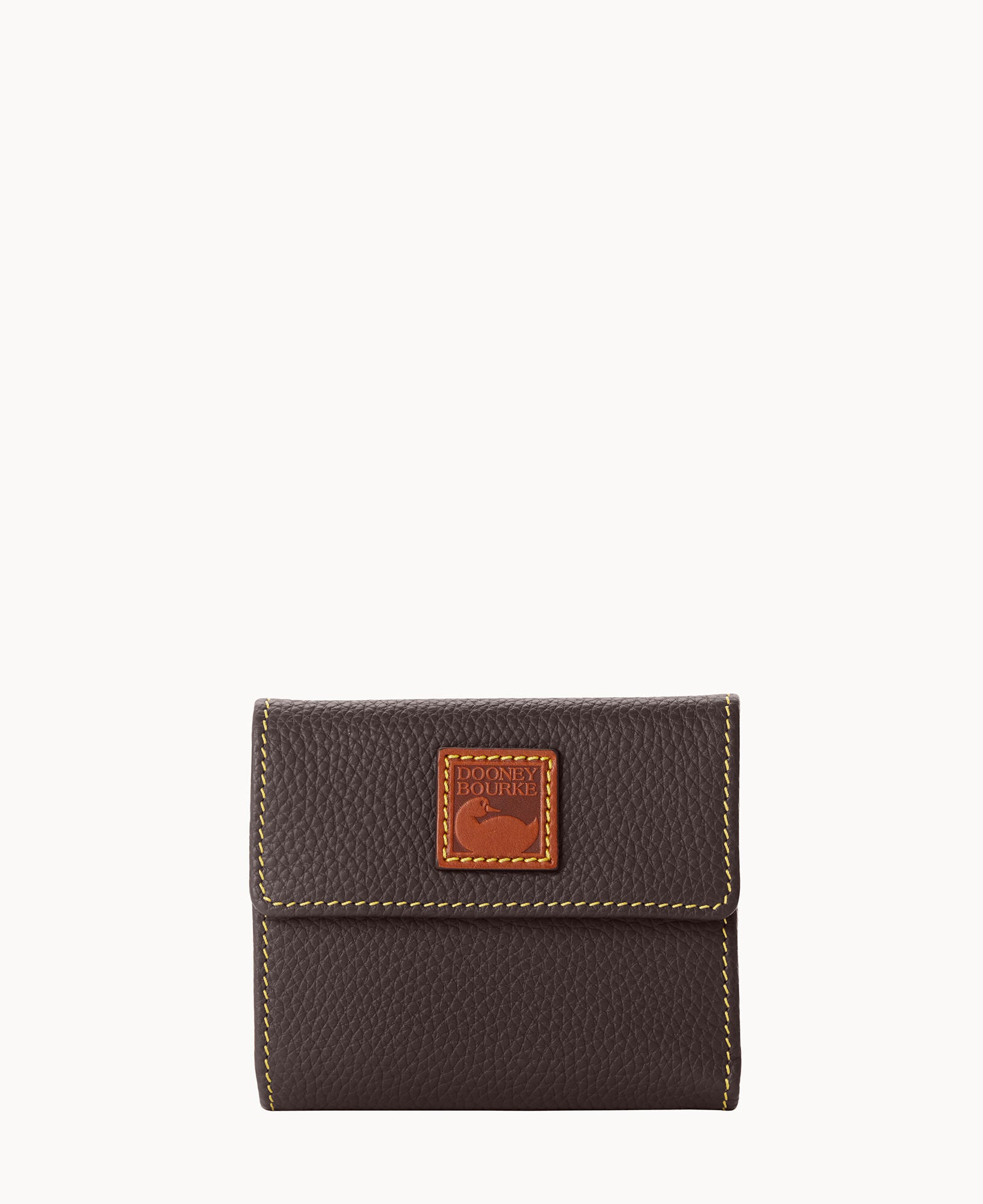 Dooney & Bourke Pebble Leather Credit Card Holder - Women's Designer Wallet