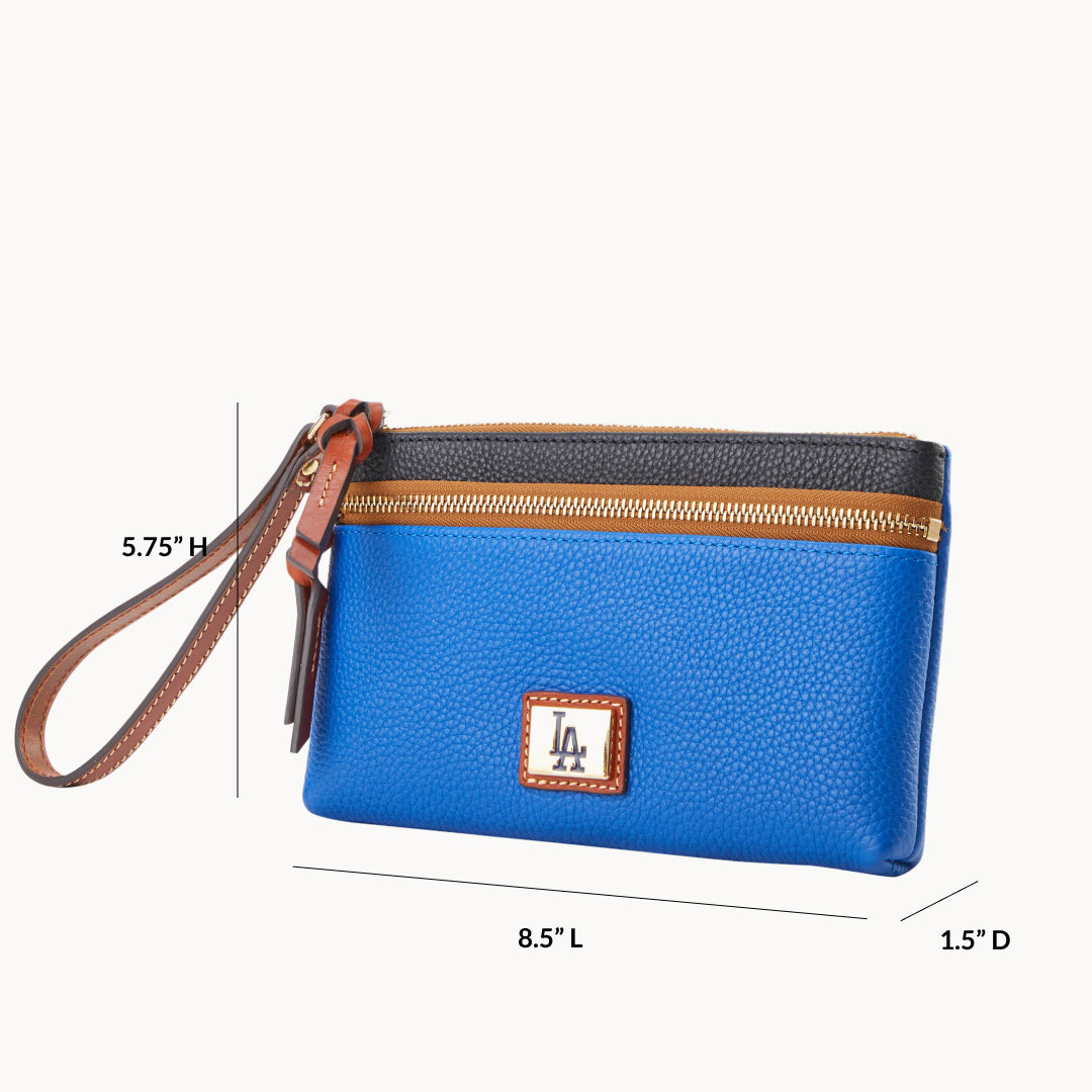 MLB Dodgers Double Zip Wristlet – Dooney & Bourke