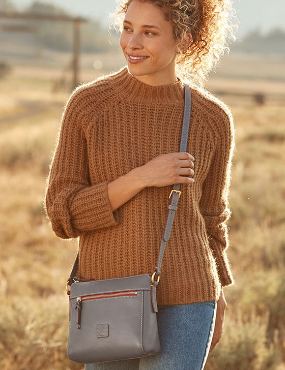 Florentine allison small leather crossbody clearance
