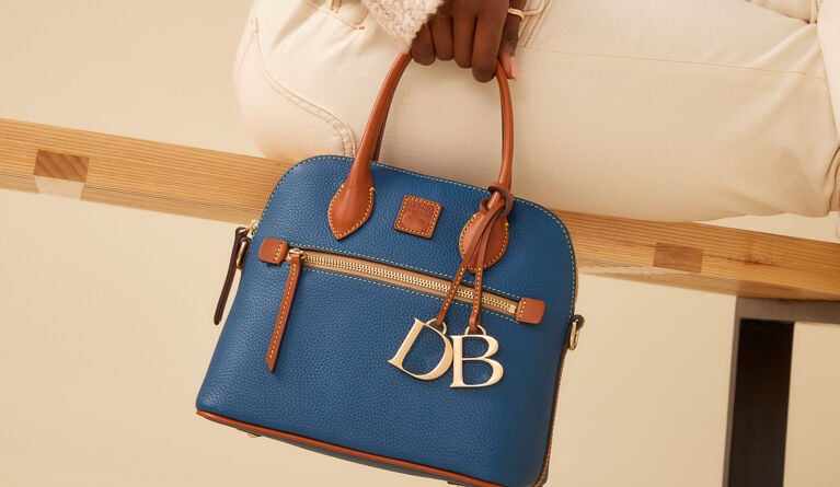 Dooney & Bourke Pebble Grain Leather Baguette Bag