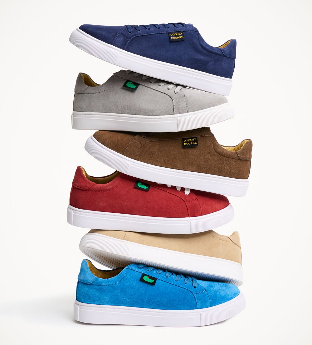 Suede Low Top Sneakers