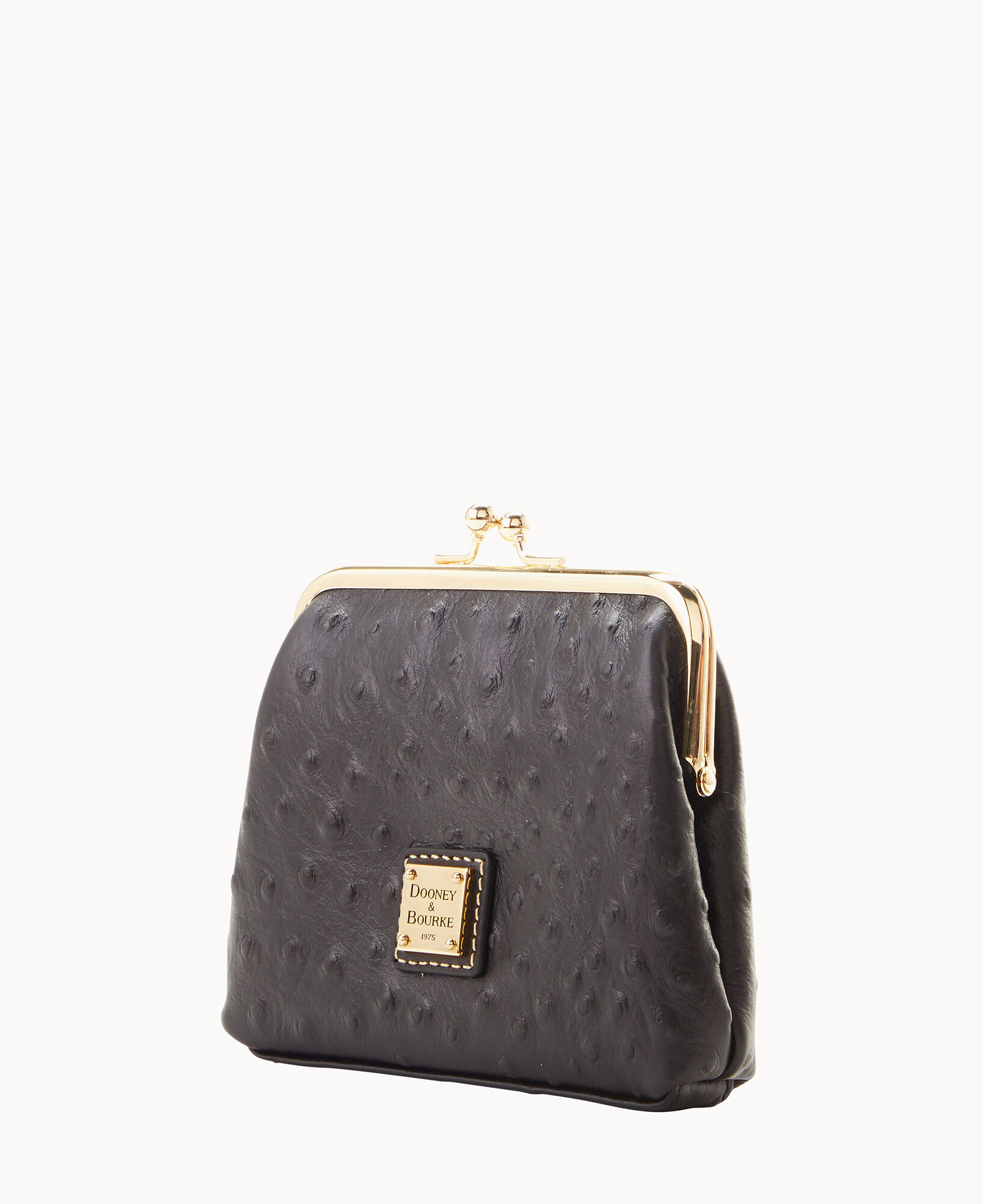 Dooney and bourke black ostrich purse hotsell