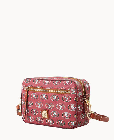 NFL 49ERS Camera Zip Crossbody