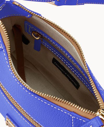Lucca Leather Front Zip Crossbody
