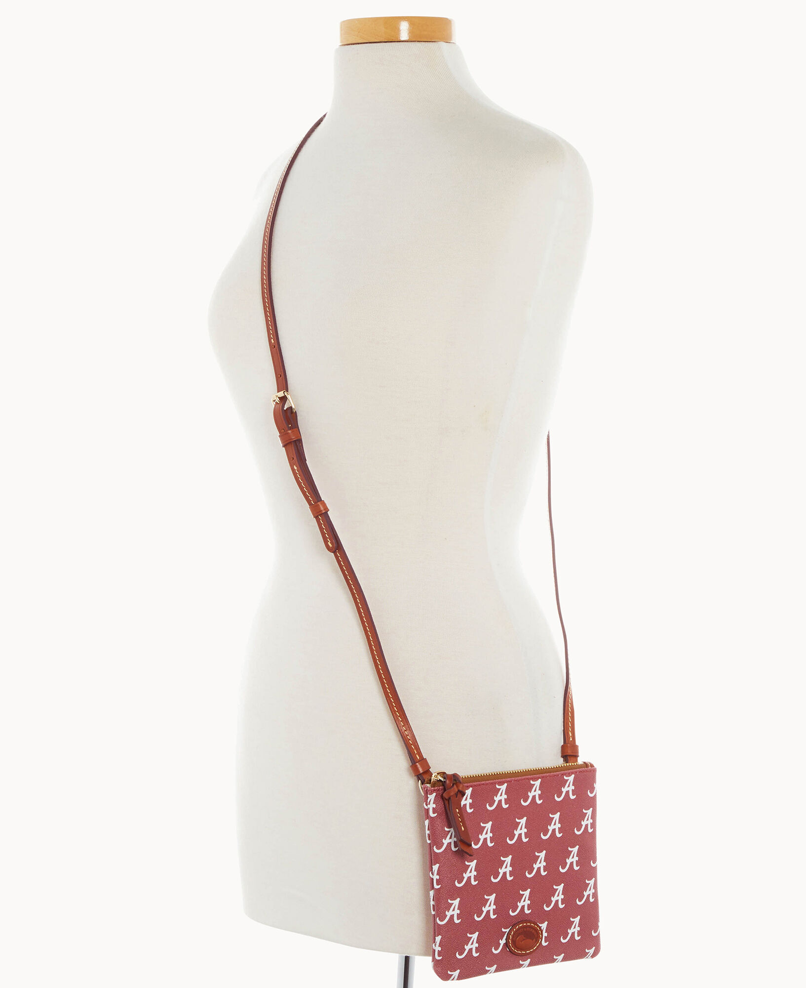 Dooney Bourke Collegiate University of Alabama Small North South Top Zip Crossbody