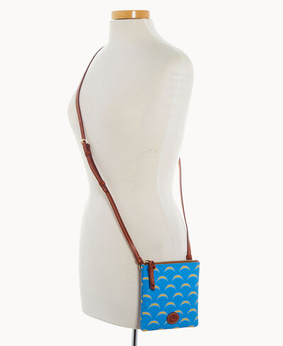 NFL Chargers Small North South Top Zip Crossbody