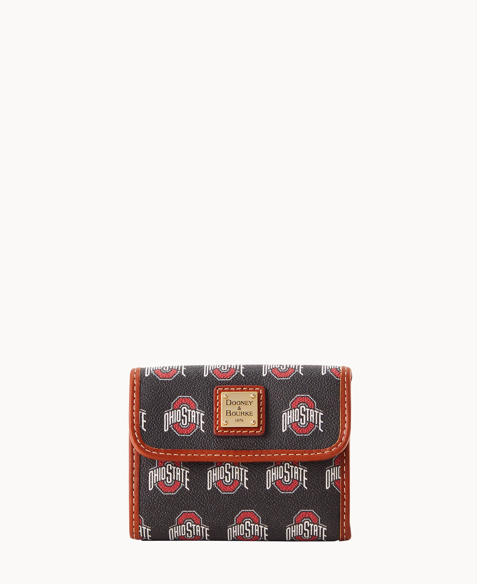 Dooney Bourke Collegiate Ohio State University Flap Credit Card Wallet
