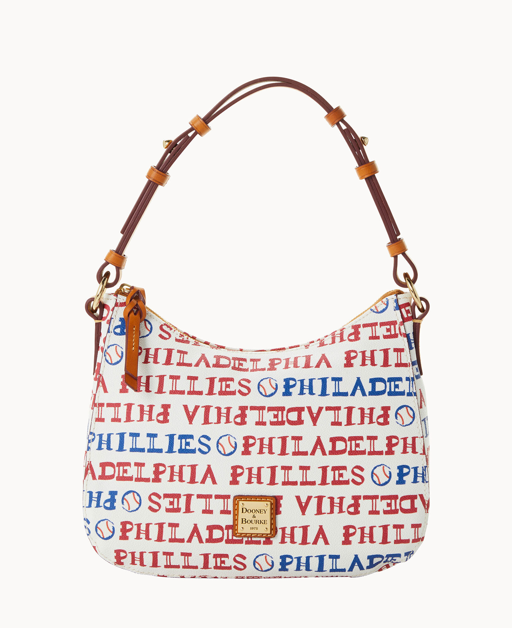 Dooney Bourke MLB Phillies Small Kiley Hobo