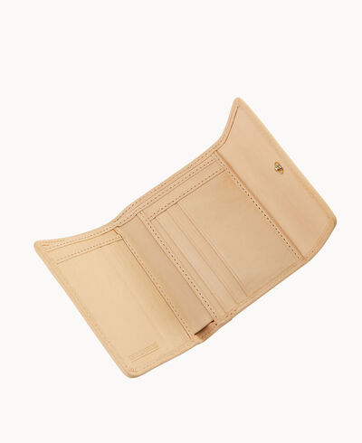 Art Deco Small Flap Credit Card Wallet