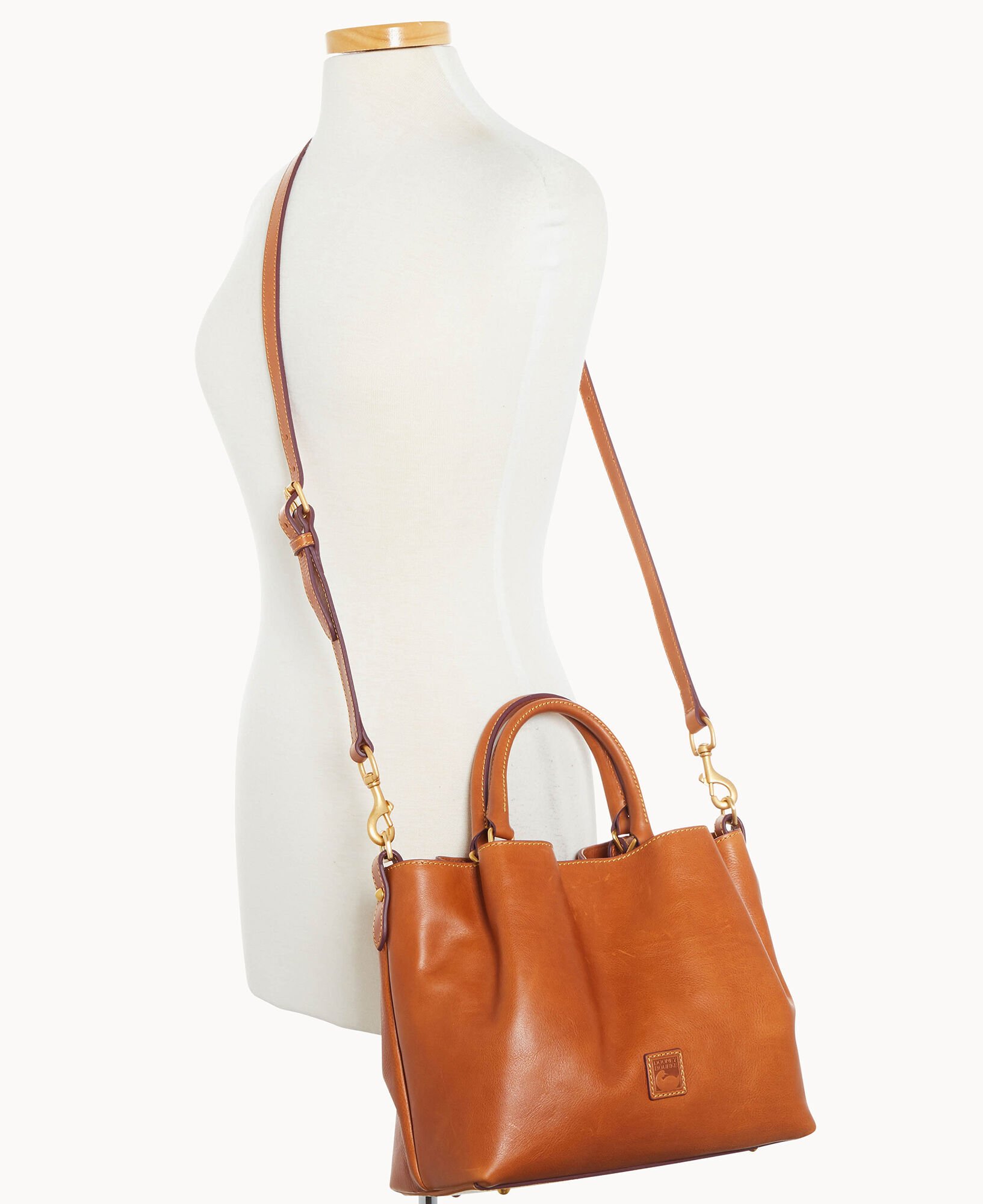 Dooney & bourke florentine small brenna satchel handbag on sale