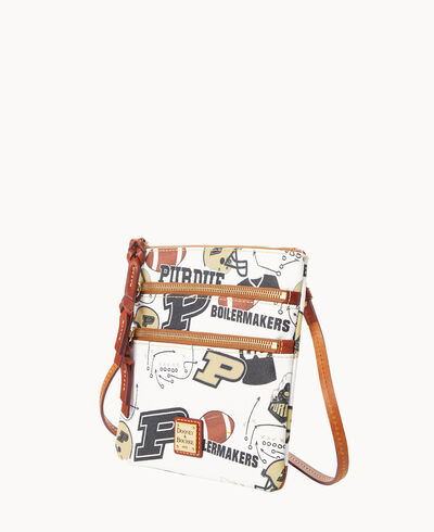 NCAA Purdue N S Triple Zip Crossbody