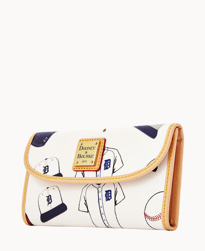 MLB Tigers Continental Clutch