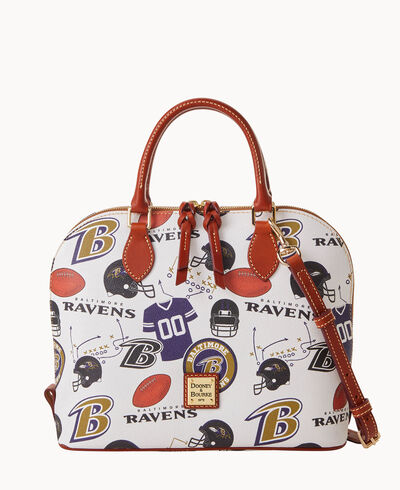 NFL Ravens Zip Zip Satchel