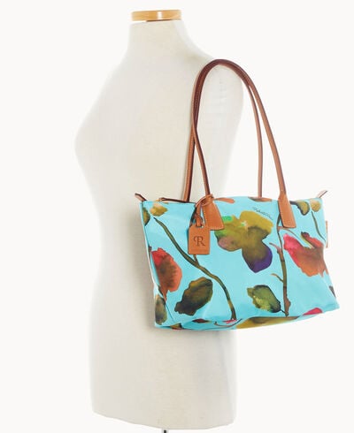 Roberta Pieri Flower Classic Sm Robertina Tote w Long Handle