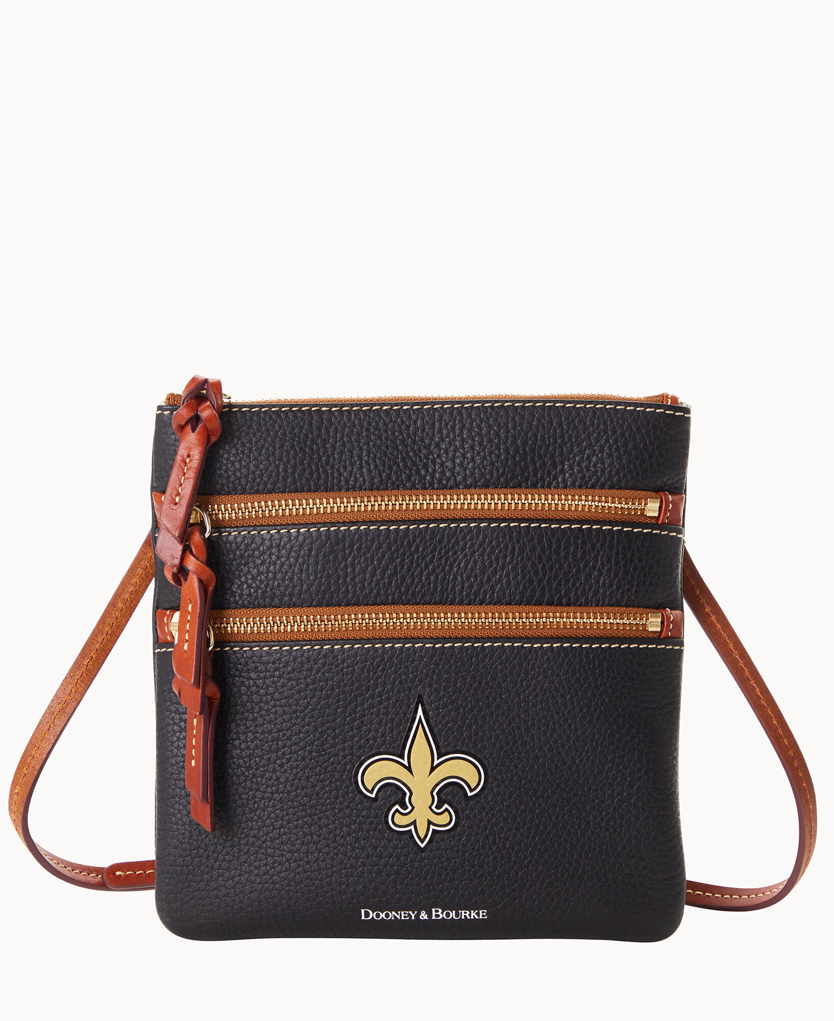 Dooney & Bourke New Orleans Saints Monogram Drawstring Purse