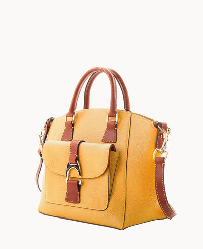 Pebble Grain Naomi Satchel