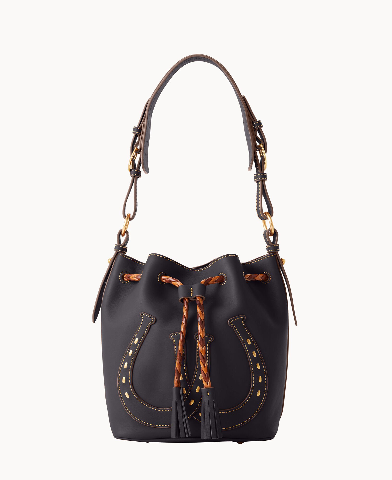 Dooney & bourke pebble leather small drawstring bag discount