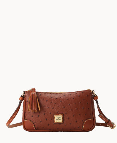 Ostrich Slim Crossbody
