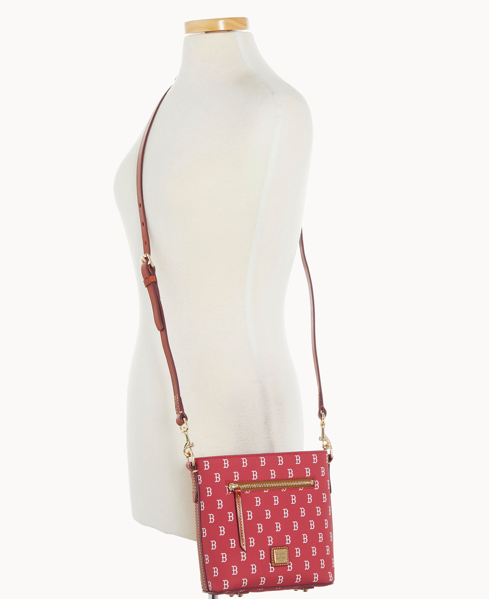 Dooney Bourke MLB Red Sox Small Zip Crossbody
