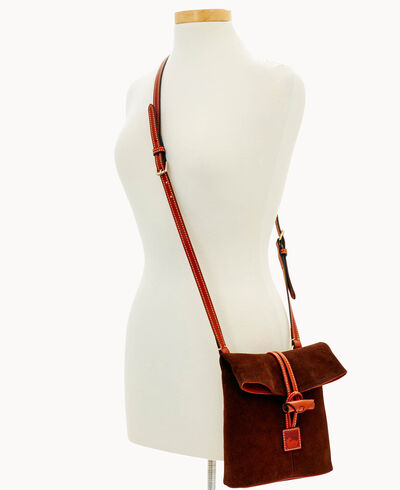 Suede Toggle Crossbody