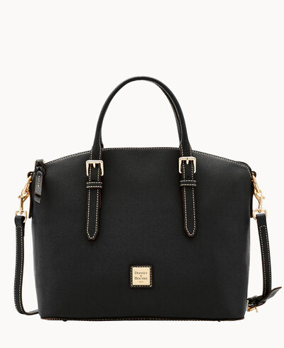 Saffiano Domed Satchel