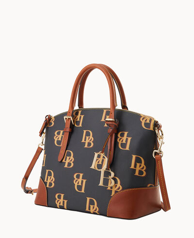 Monogram Domed Satchel