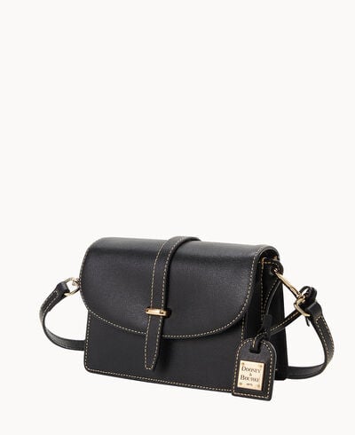 Saffiano Small Flap Crossbody