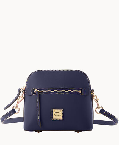 Saffiano Domed Crossbody