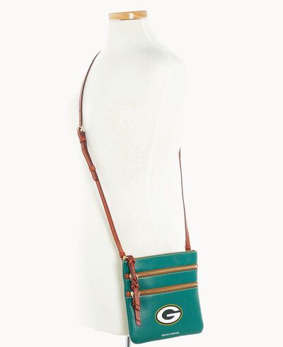 NFL Packers Triple Zip Crossbody