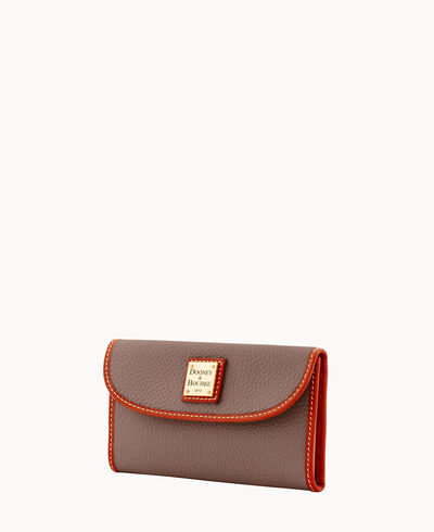 Pebble Grain Continental Clutch