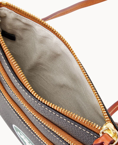 NFL Jets Triple Zip Crossbody