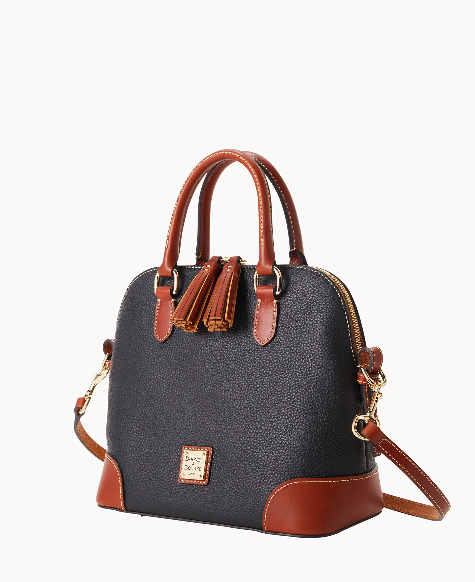 Dooney Bourke Pebble Grain Domed Satchel