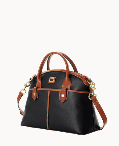 Camden Saffiano Large Domed Satchel