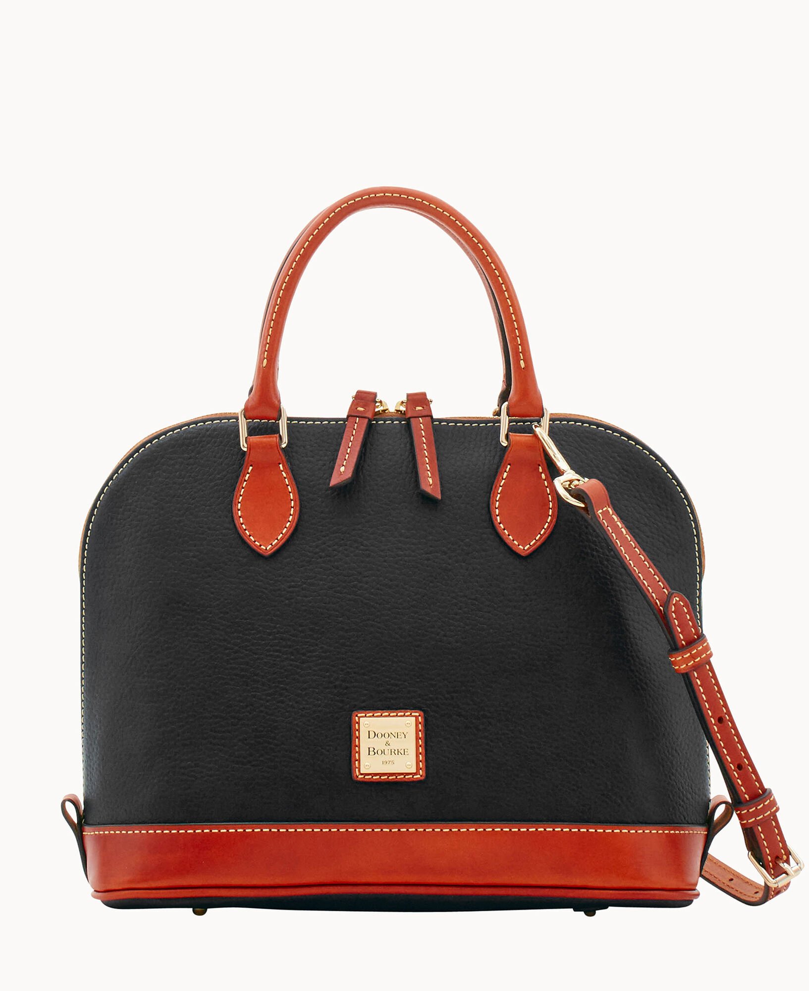 Dooney and Bourke leather satchel with top handle