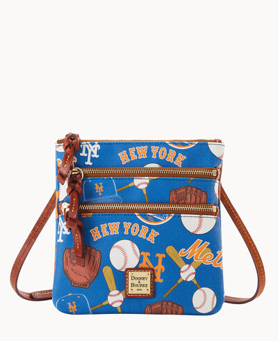 MLB Mets N S Triple Zip Crossbody