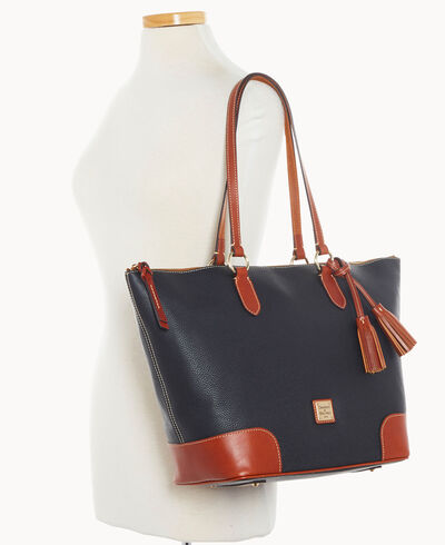 Pebble Grain Career Tote