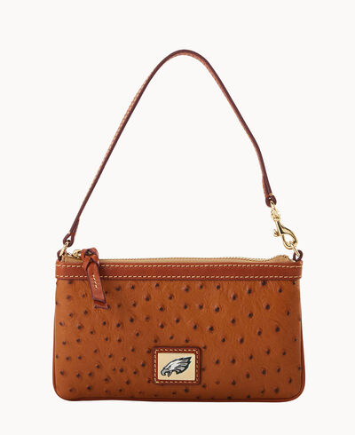 NFL Eagles Large Slim Wristlet