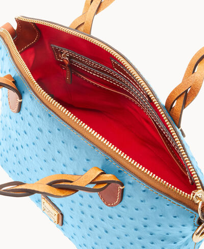Ostrich Small Heidi Satchel