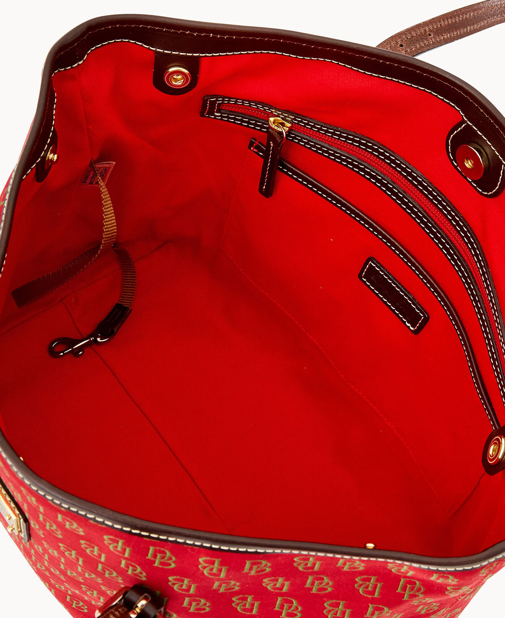 Dooney Bourke Mini Signature East West Shopper Flap Wristlet