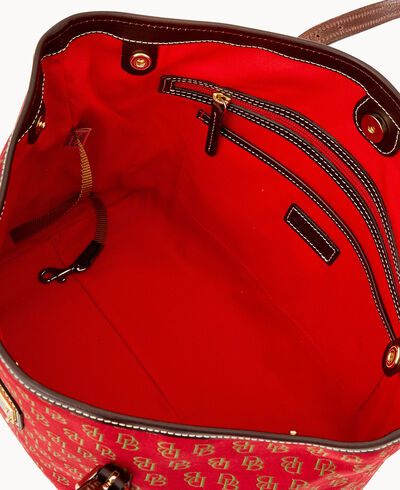 Mini Signature East West Shopper & Flap Wristlet