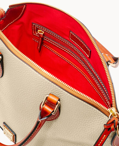 Pebble Grain Darcy Satchel