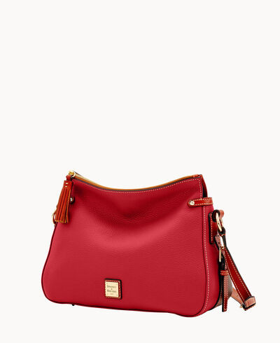 Pebble Grain Scarlett Crossbody Sac