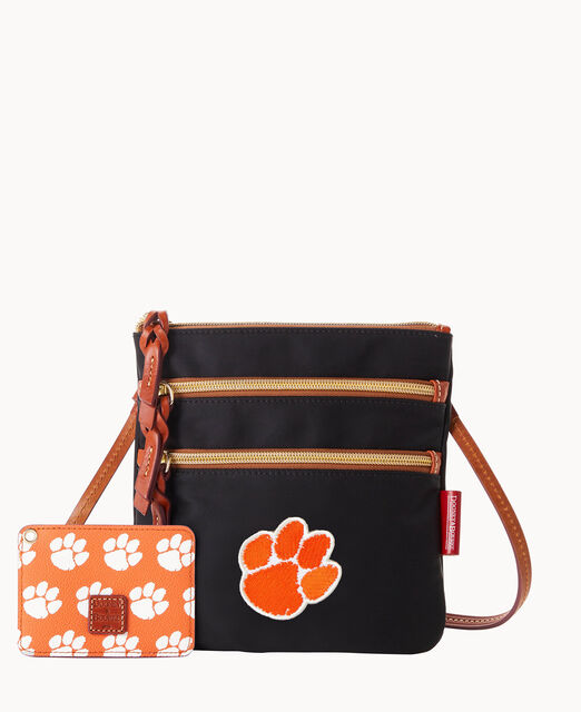 Collegiate Clemson N S Triple Zip w ID Holder