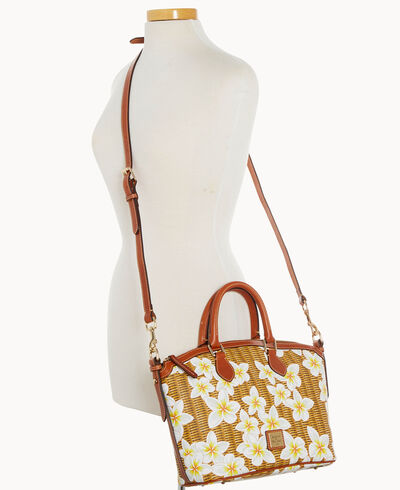 Plumeria Domed Satchel