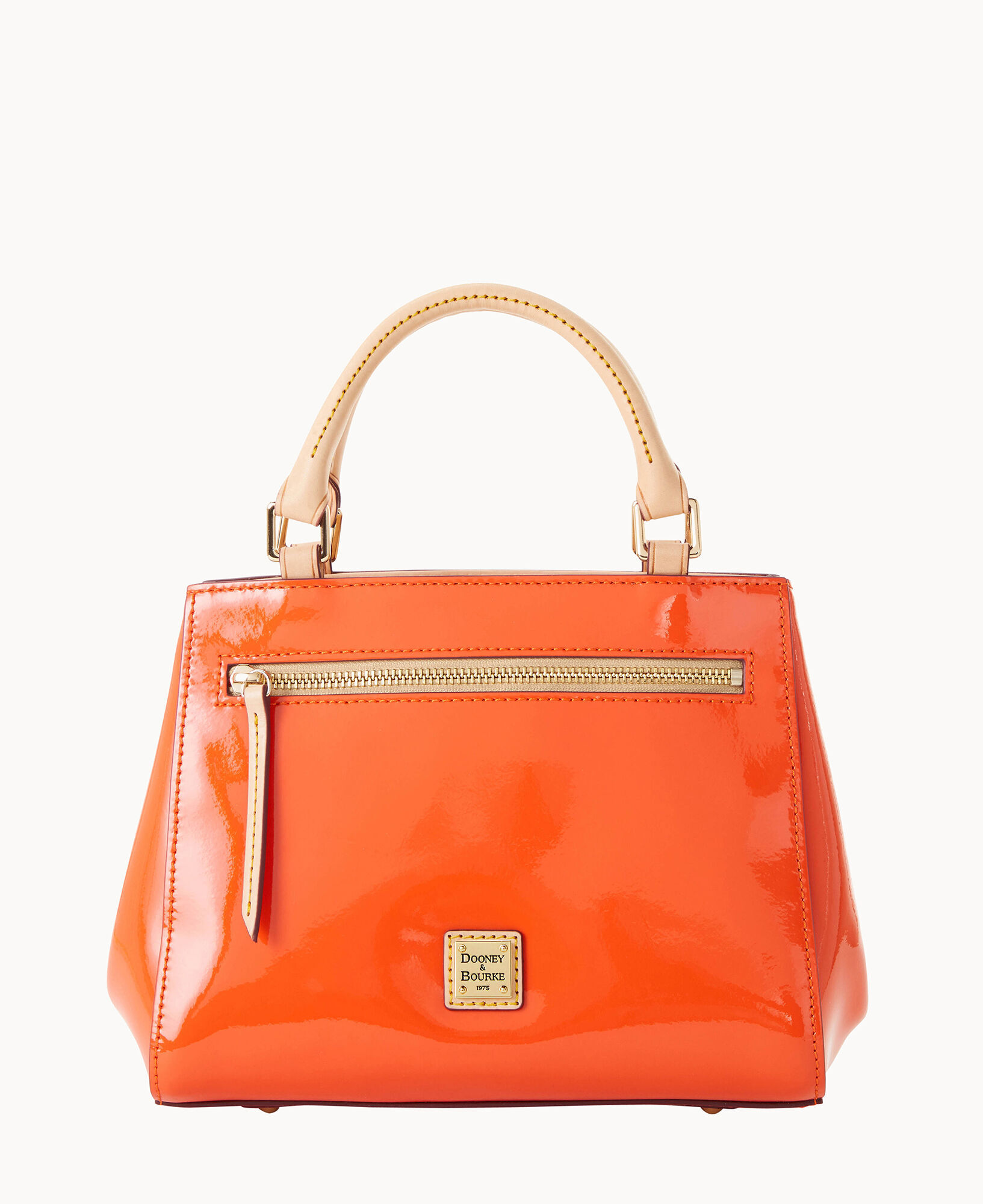 Dooney and bourke patent leather satchel outlet