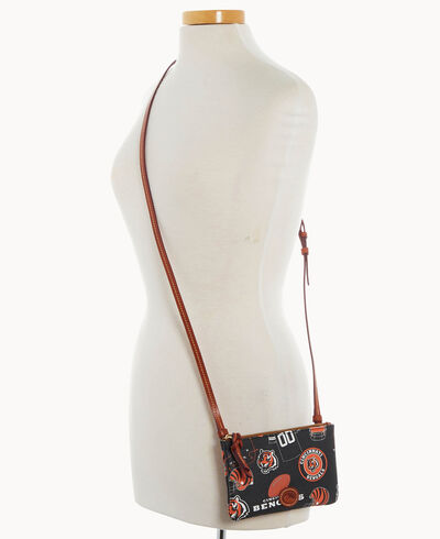 NFL Bengals Top Zip Crossbody