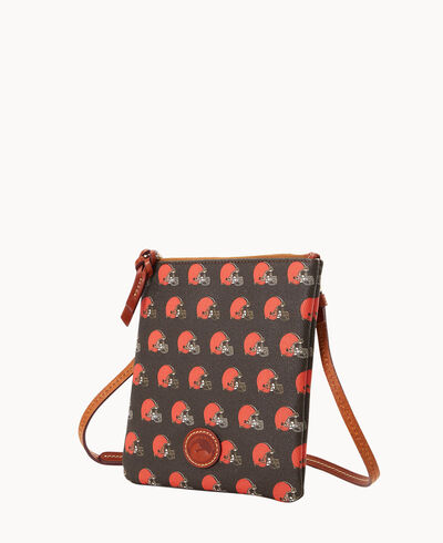 NFL Browns North South Top Zip Crossbody